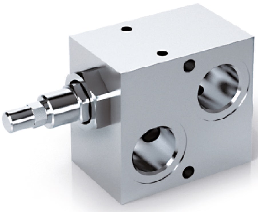 Cross Line Differential Area Relief Valve With Anti Cavitation, 1”
