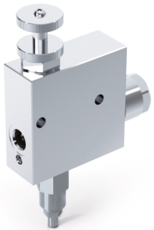 3 Way Flow Control Valve With Excess To Tank And Relief Valves